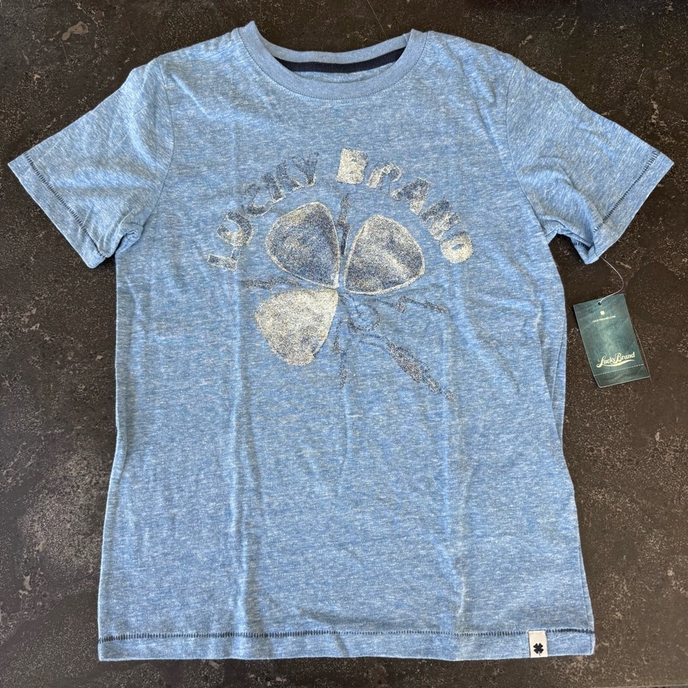 Lucky Brand Blue Graphic T-Shirt NWT
